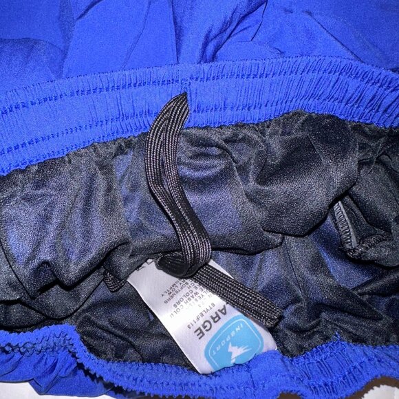 Insport Womens Large Blue 5K Short F113 Elastic Hidden Pocket NWT - Picture 5 of 8